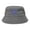 Gray, variant on Hampton University Logo Washed Bucket Hat For Men Women Denim Bucket Hat Sun Hat Cowboy Fishing Beach Hat