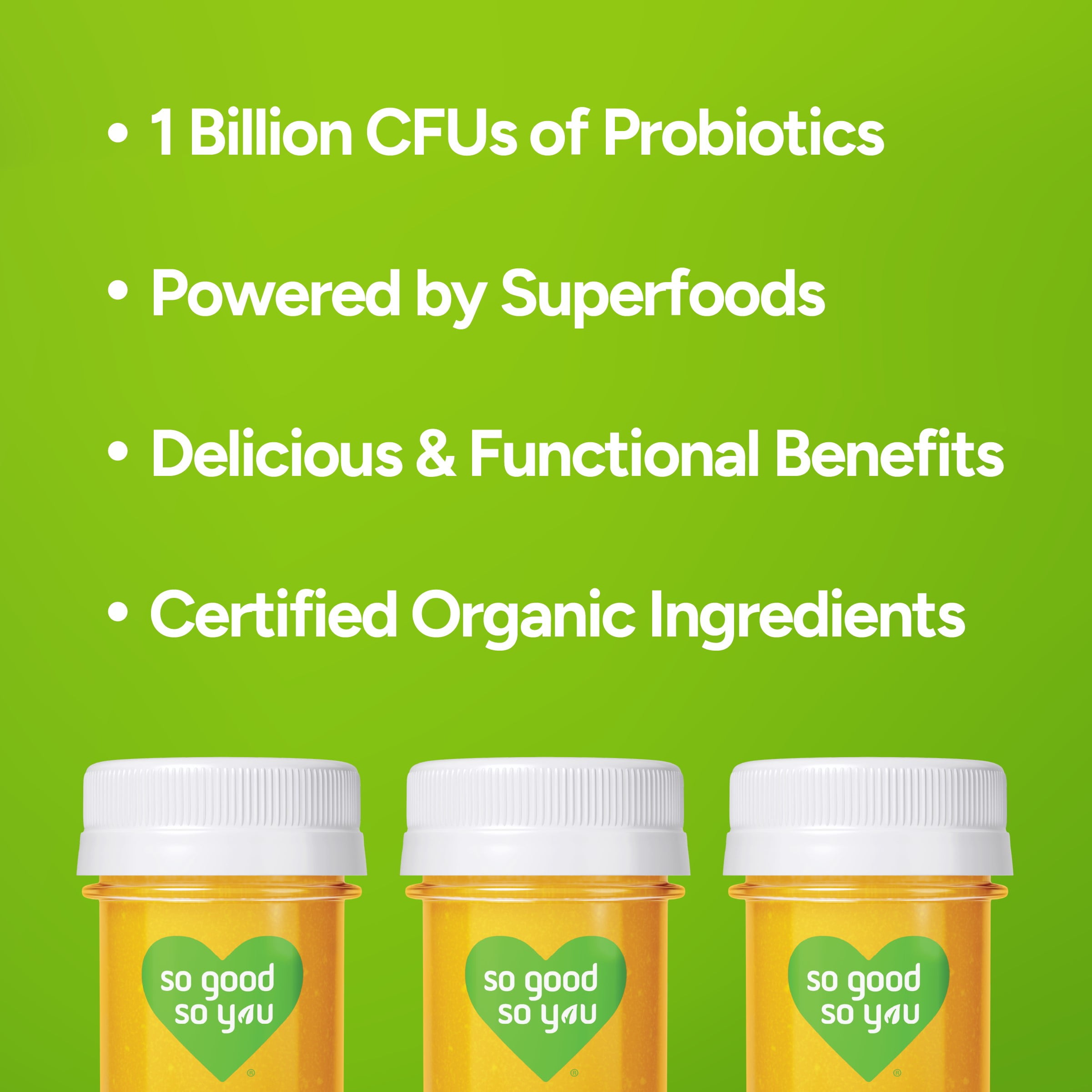So Good So You Immunity Ginger Cayenne Probiotic Shot