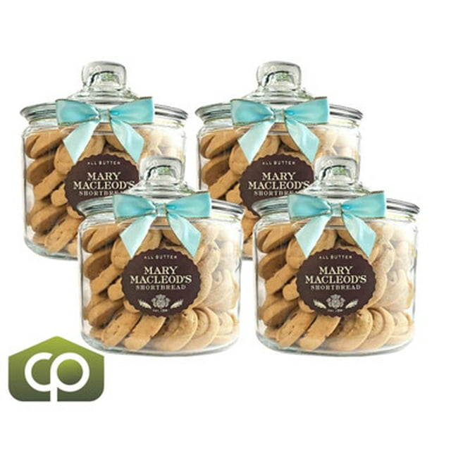 Mary Macleod's Shortbread - Chocolate Crunch Shortbread Cookies Jar, 1.3 kg (4/Case)