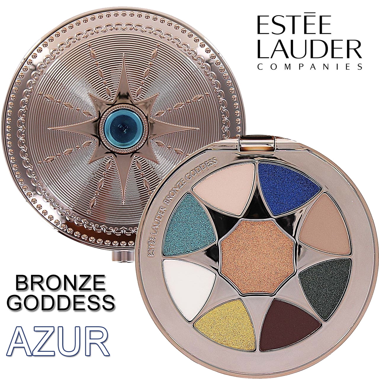pendul kanal kaskade Estee Lauder Bronze Goddess Azur 0.23oz/6.8g Summer Look Eyeshadow Palette  9 Shades - Walmart.com