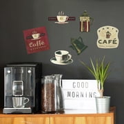 CAFE wall stickers 32 decal COFFEE cup sign office kitchen decor espresso java Kitchen Decor