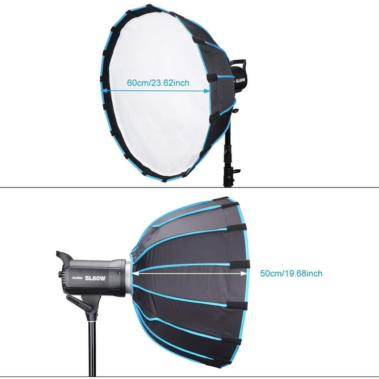 Godox SL60W Led Video Light with Octa @ 600/day