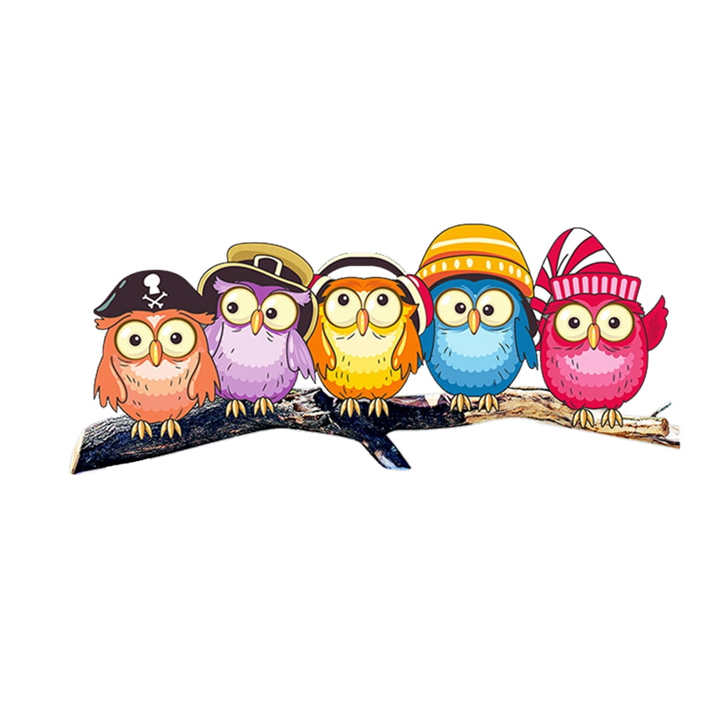 Easter Owl Car Wiper Sticker Flexible PVC Rear Windshield Wiper Sticker