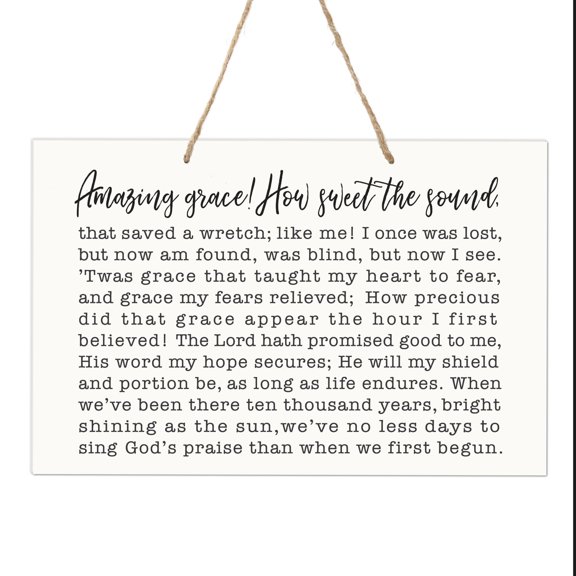 Family Sign Gift For New Home Decoration - Amazing Grace