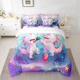 thumbnail image 2 of YST, Axolotl, Bedding Set, Ocean Theme, 7-Piece, Cute Salamander, , , , Queen, 2 of 4