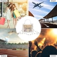 thumbnail image 3 of Bolso transparente TANGJMXG Bolso cruzado transparente Aprobado por el estadio con correas de hombro ajustables, 3 of 5