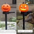 thumbnail image 4 of Xihbxyly Luces Solares de Halloween, Diseño de Calabaza, Impermeables Ip44, Energía Solar de Larga Duración, Decoración de Jardín Exterior, Ideal para El Camino Del Patio, Ideal para Fiestas, Tamaño, 4 of 7