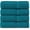 Sea Port, variant on Luxury Bath Towels Set - 3 Piece Set, 100% Cotton Bathroom Towels, Zero Twist, Quick Shower Towels, Absorbent Bath Towel, Super Soft, 1 Bath Towel, 1 Hand Towel, 1 Wash Cloths - Aqua Sky