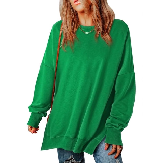 Sudadera SHEWIN casual de manga larga holgada para mujer