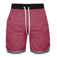 thumbnail image 2 of SELONE Mens Athletic Shorts Without Pockets Elastic Waist Short Pants Drawstring Breathable Shorts Soild Sportswear, 2 of 2