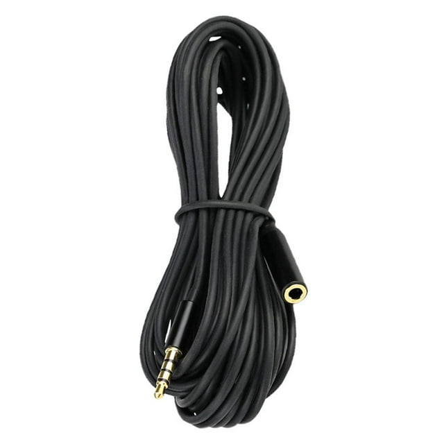 Cable de sonido de 3.5 de Extensión de 6 Metros para Piezas de Auriculares con micrófono y Teléfono inteligente CUTICAT Cable de audio para micrófono