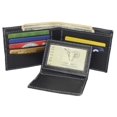 thumbnail image 6 of Cavelio RFID Real Leather Wallets for Men - Bifold Removable ID Holder Men's Wallet with Gift Box Black, 6 of 7