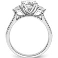 thumbnail image 2 of 14K White Gold Lab Grown Diamond Si1/Si2, G H I, Semi-Mount Eng Ring (Size 7) Made In India rm7841e-150-wlg, 2 of 5