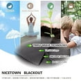 thumbnail image 4 of shiyou-Blackout Window Valance Panel - Light Reducing Curtian Tier for Half Window/Bunk Bed/Kitchen (W52 Inch x L24 Inch + 1.2 Inch Header, 1 Panel, Grey), 4 of 4