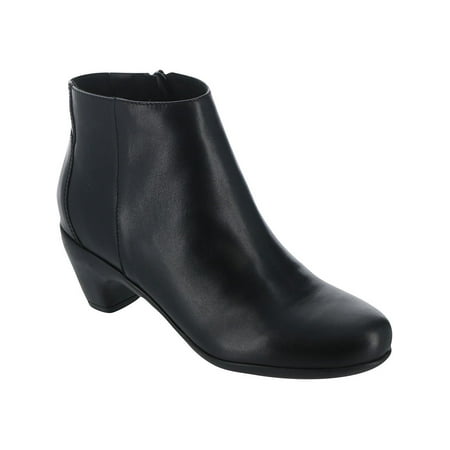 

Easy Spirit Womens Leather Block Heel Ankle Boots