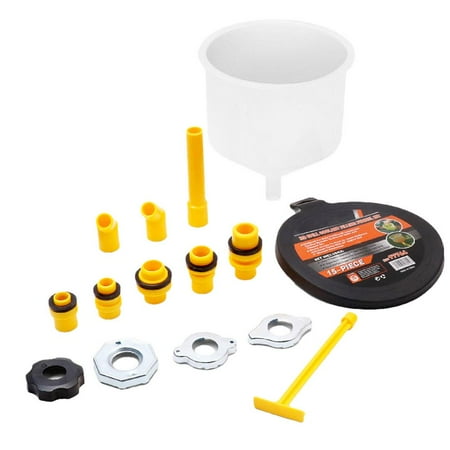 

Yungwalm Coolant Filling Kit Radiator Coolant Filling Funnel Kit No Spill Funnel Radiator for Car 15Pcs ABS Filling Funnel Spout Pour Oil Tool for Universal Vehicles masterly