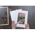 thumbnail image 6 of Black Comic Book Frame with Black Mat - 4 Openingss to Display 4 7.125"x10.5" Silver Age Comic, 6 of 7
