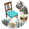 thumbnail image 7 of Fuzoiu Aqua And White Polka Dot Print Square Cushion Cover,Couch Cushion Covers, Stretch Seat Slipcover for Dining Chairs, Banquets, and Home Decor-Six Piece, 7 of 7