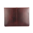 thumbnail image 3 of 15" Premium Full-Grain Mahogany Leather Laptop Protective Portfolio Sleeve 18BT35MG, 3 of 3