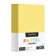Buff Pastel Color Paper – Great for Arts and Crafts and Stationery Printing – 8.5 x 14" (Menu/Legal Size) – 20lb Bond / 50lb Text / 75GSM – Copy, Writing and Printer Paper – 500 Sheets per Pack
