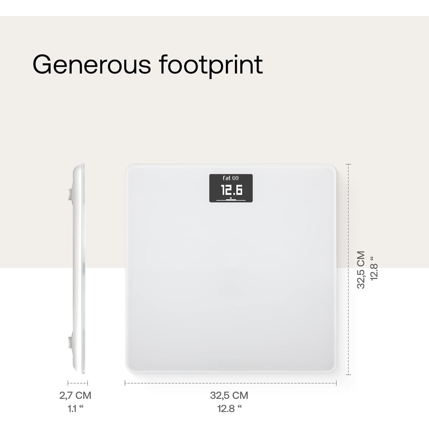 Digital Wi-Fi Smart Scale with Automatic Smartphone App Sync, BMI, Multi-User Friendly, with Pregnancy Tracker & Baby Mode