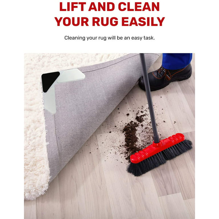 Anti Curling Rug Grippers - Latest Anti Curling Rug Pad Anti Folding Carpet  Corners to Make Rug Corner Flat, EVA Foam Carpet Tape No Sticky to The