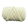 thumbnail image 3 of Chunky Yarn 62.3ft Lavable Jumbo Tubular Yarn Para Macrame Throw Pillow Cream Sunnimix hilo grueso, 3 of 8