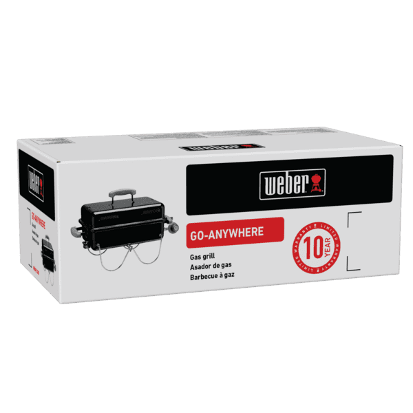 Weber 1-Burner Go-Anywhere Compact Gas Grill with Porcelain