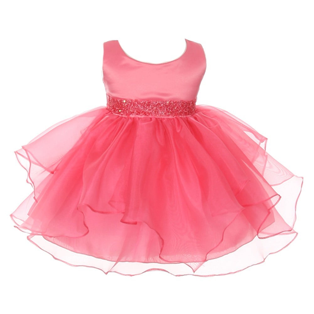 baby girl coral dress