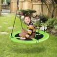 thumbnail image 4 of Goplus 40'' Flying Saucer Tree Swing Indoor Outdoor Play Set Swing for Kids Green, 4 of 12