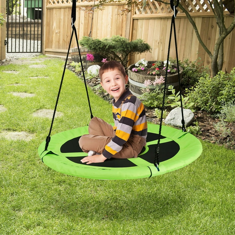 Costway Flying Saucer Tree Swing for Kids 40 inch Indoor Outdoor