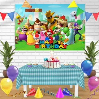 18 big Birthday Pinata bros theme party game Mario stick Tour super  go-kart UK 
