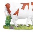 thumbnail image 3 of Cow Figurines Brown and White Cow Model Ornament Animal Sculpture Resin Crafts for Home, 3 of 5