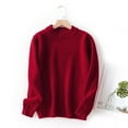 thumbnail image 4 of Ugoldhm Girls Sweaters Crewneck Long Sleeve Fuzzy Tops Fall Winter Warm Shirts for 2-14 Years, 4 of 6