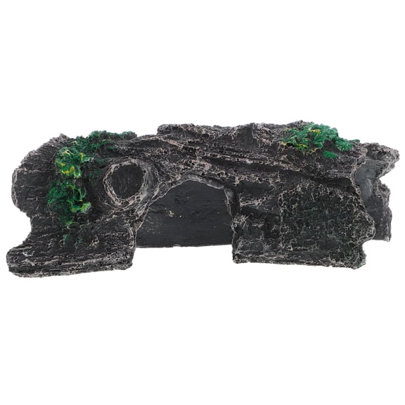 ACDANC Decor Reptile Hide Hideout House Reptiles Hermit Crab Gecko Accessories Leopard Decorate Resin