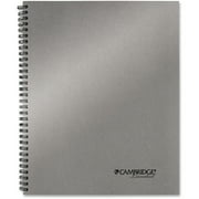 Angle View: Mead, MEA06327, Silver 11" Metallic Notebook, 1 Each