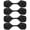 Black, variant on FOMIYES 4-Pack Outdoor Canopy Weights Black 1680D Oxford Fabric Heavy Duty Wind Resistant