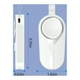 thumbnail image 3 of Weloille Mini Keychain Charging Bank 2-in-1 Wireless Charging, Real Standard 2000mAh Mobile Power Supply Type-C Plug Portable Wireless Charging Bank, 3 of 6