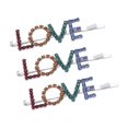 thumbnail image 4 of OUNONA 3Ud Horquillas Decorativas En Material De Rhinestone Multicolor Y Atractivo, 4 of 7