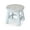 Antique White, variant on Decorative Stool with Fun Designs | Used as Ottoman or Child's Seating | Constructed with Strong Rubberwood | Compact and Transportable