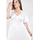 thumbnail image 4 of Vestido midi casual Roman Fashion /Tallas Extras, 4285 (Blanco) blanco 38, 4 of 6