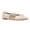 Pink, variant on XYD Women Rounded Toe Cute Bow Ballet Flats Multi Straps Crystal Buckles Slip-on Daily Comfy Shoes Size 7 Aquamarine
