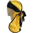 thumbnail image 2 of Gorro pirata sedoso con ondas de 360 grados, de dos tonos, con cola larga y tirantes anchos, para hombre y mujer, 2 unidades, 2 of 5