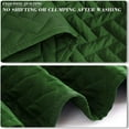 thumbnail image 5 of Exclusivo Mezcla 3-Piece Queen Size Quilt Set, Basket Quilted Bedspread/Coverlet/Bed Cover(90"x 96", Grass Green), 5 of 7