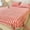 Hot Pink, variant on Soft Skin-Friendly Breathable Fitted Sheet - Winter Thickened Imitation Fleece, Sleek Solid (Multi Stylish Colors)