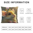 thumbnail image 5 of Orinice Mouse Flower Cute Graphic Decorative Cushion Throw Pillow Cover for Home Couch Living Room Sofa Bed, Soft and Durable, 1PC 12x12in, 5 of 5