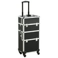 thumbnail image 1 of Yaheetech 3 in 1 Rolling Makeup Train Case, 1 of 7