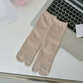 thumbnail image 3 of Calcetines con chancletas Calcetines con punta Calcetines de mujer Suministros Calcetines de tubo medio transpirables Calcetines suaves y elegantes Salvador Calcetines con chanclas, 3 of 8