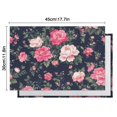 thumbnail image 6 of Pioneer Flower Floral Print Pattern Summer Placemats Table Placemats Set Of 4-Linen Kitchen Washable Placemats Table Mats 12x18 Inch Non-Slip Heat Resistant, 6 of 6