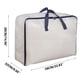thumbnail image 3 of Bolsa de almacenamiento de colchas transparente, bolsa de embalaje, bolsa de clasificación gruesa, tela con clip de malla, bolsa de equipaje de gran capacidad, 3 of 4